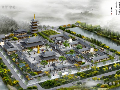 江山寺庙建筑总体规划方案